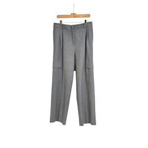 Aritzia Babaton Gray High Rise Cargo Trouser Dress Pants Size 10